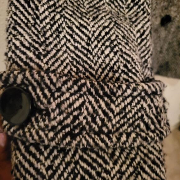 Anne Klein Womens Herringbone Peacoat SIZE XL - Picture 7 of 7